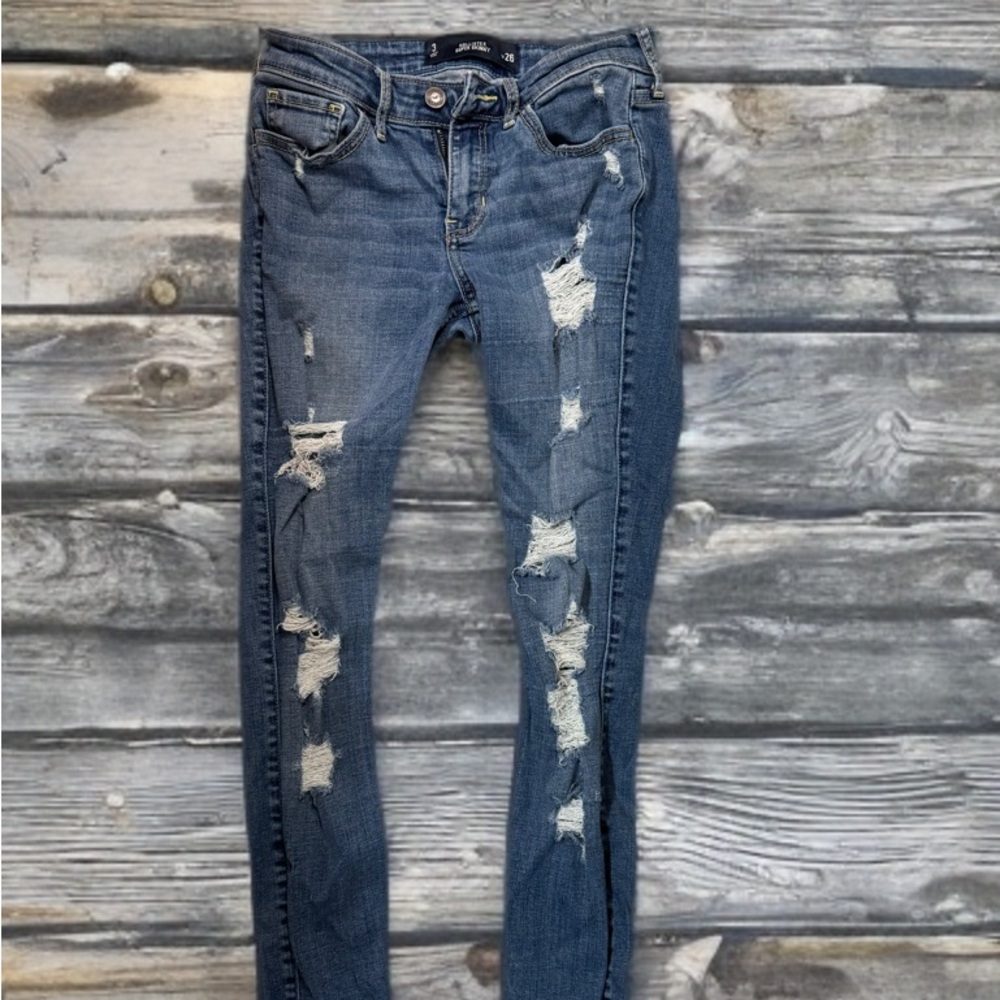 Hollister Dark Ripped Jeans